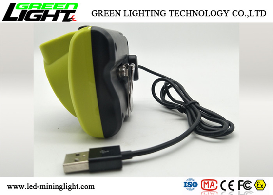 385lum كري LED عمال المناجم غطاء مصباح مادة ABS 6800mA سعة البطارية سطوع عالي