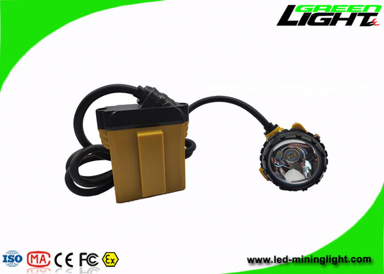 IP68 اللاسلكي LED Miners Cap Lamp Super Bright Rechargeable Aluminium Cup Material