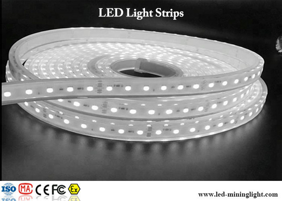 24V السوبر مشرق بقيادة قطاع أضواء RGB SMD 5050 مع موصلات مقاومة للماء
