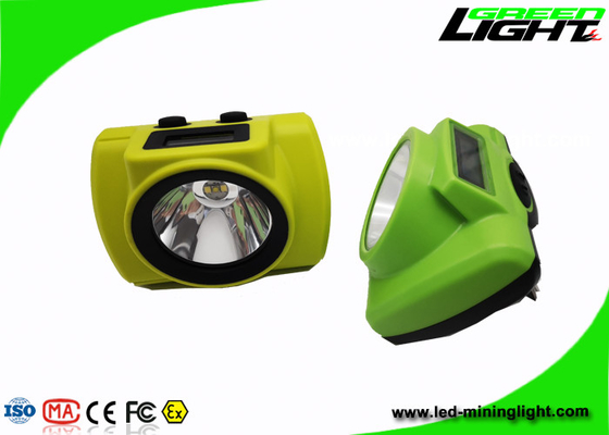 CREE LED Mining Helmet Light سطوع عالي لشاشة OLED اللاسلكية 25000lux