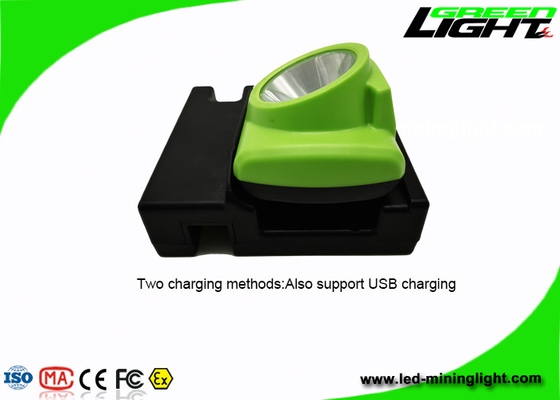 CREE LED Mining Helmet Light سطوع عالي لشاشة OLED اللاسلكية 25000lux