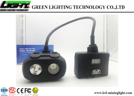 مصباح غطاء LED مزدوج الشعاع ، أضواء تعدين الفحم عالية الإضاءة مع شاشة OLED