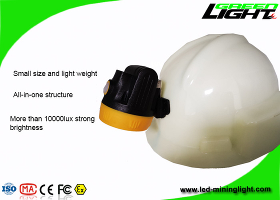 143lum Cordless Cap Lamp Matte Surface IP68 مقاوم للماء لوظائف التعدين تحت الأرض
