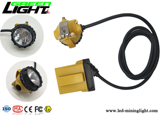 كشافات LED محمولة 25000Lux قابلة للشحن ، 10.4Ah سلكي بغطاء التعدين IP68
