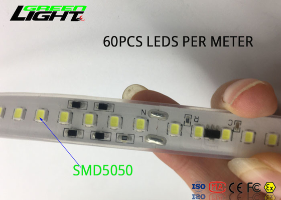 5050 SMD الجهد المنخفض بقيادة قطاع الضوء للماء IP68 AC 24V-36V للتعدين الإضاءة