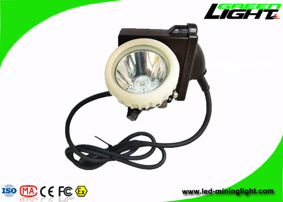4000lux التعدين كاب حبالي مصباح أضواء الطوارئ الصناعية IP67 1200 دورات البطارية