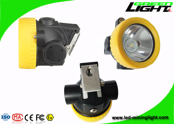 PC Recharegable LED Tunnel Light Cap Lamp 2.2Ah بطارية ليثيوم أيون 4500lux