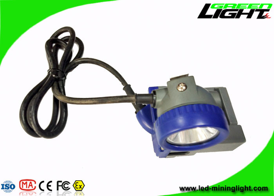 أضواء غطاء عامل منجم الفحم الكهربائي 15000 Lux 6.6Ah LED Li - حزمة بطارية أيون أضواء ليلية