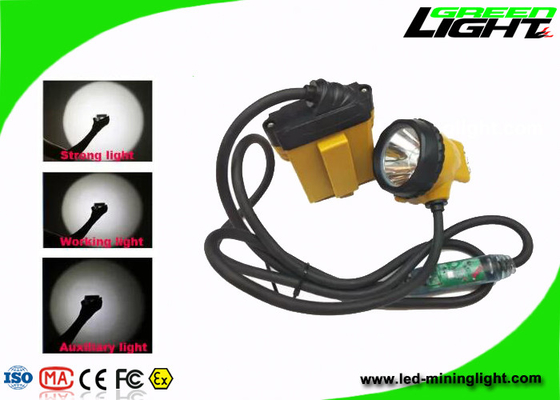 25000Lux Led مضيا حبالي غطاء التعدين مصباح مقاوم للماء Cree Ip68 GLC12-A