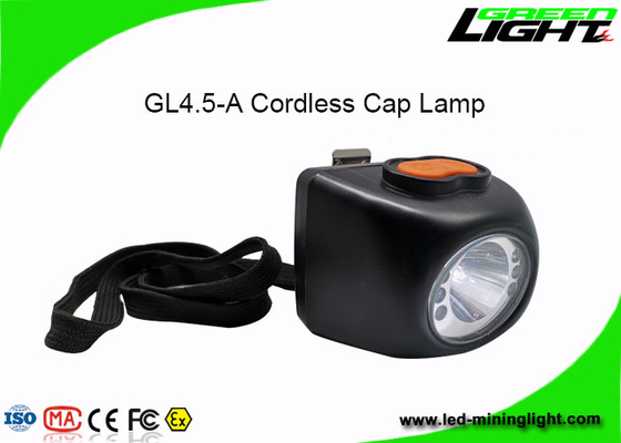 جهاز التعدين LED اللاسلكي اللاسلكي القابل للارتداء سطوع 4000lux بحبل الأمان