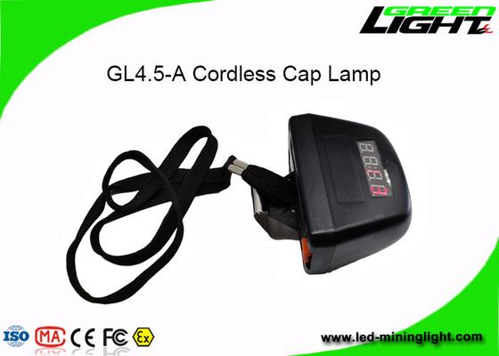 جهاز التعدين LED اللاسلكي اللاسلكي القابل للارتداء سطوع 4000lux بحبل الأمان