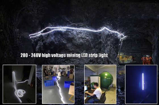 نفق تحت الأرض LED أضواء شريط مرن Sillicone SMD 5050 أبيض ناصع