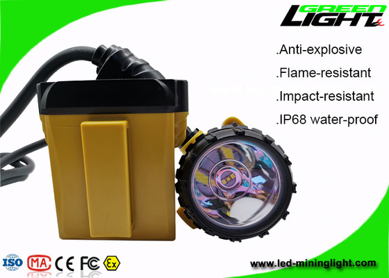 عالية الأداء LED عمال المناجم غطاء مصباح 25000lux السطوع 1200 دورات البطارية