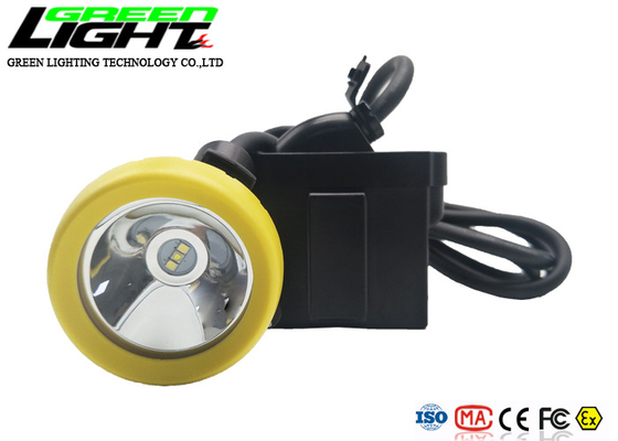 ليثيوم أيون 2A شاحن ABS 10000 لوكس LED مصباح كاب عمال المناجم