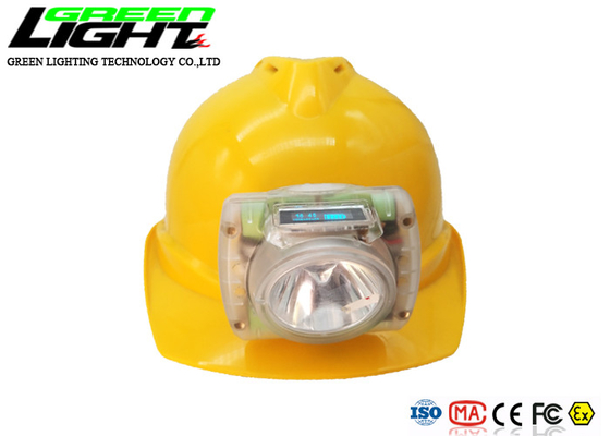 حالة شفافة 15000lux ABS 385LUM LED غطاء مصباح التعدين