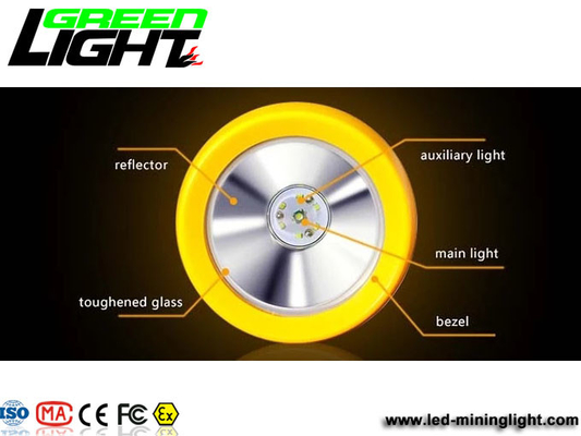 قابلة للشحن 8000LUX 450mA ABS LED Miners Cap Lamp