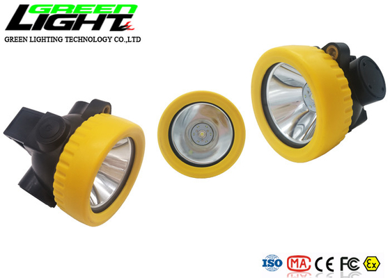 أبيض دافئ 5000LUX 2200mAh IP68 Wireless Miner Cap Lamp