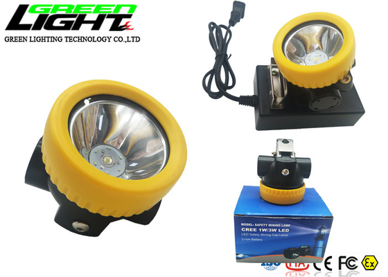 أبيض دافئ 5000LUX 2200mAh IP68 Wireless Miner Cap Lamp