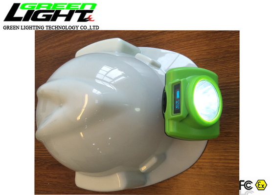 شاشة OLED 1.78W 15000LUX 480mA Wireless Miners Cap Lamp