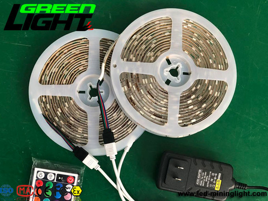 12W IP65 RGB SMD5050 LED أضواء قطاع مرنة