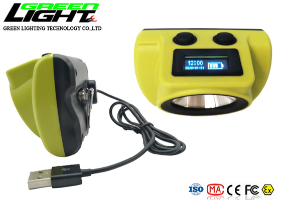 عدسة مقواة 6800mAh 385LUM 20000LUX مصباح رأس ليد