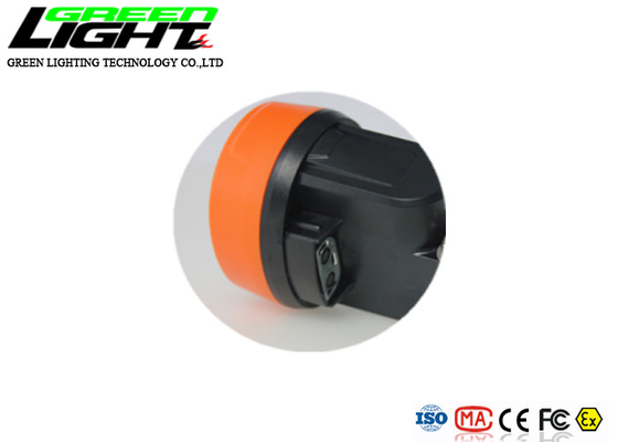 USB شحن 85LUM IP67 1.67W 6000lux LED Miners Cap Lamp