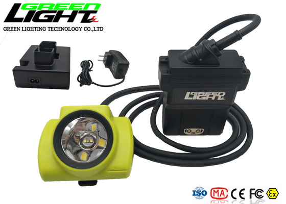 شحن مغناطيسي 530LUM 18000lux IP68 led Mining Cap Lamp