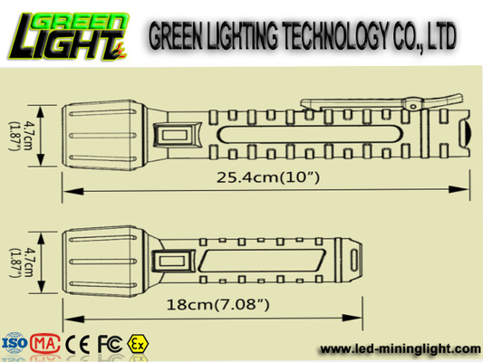 PC IP68 1300lum 25000lux 10W مشاعل مقاومة للانفجار