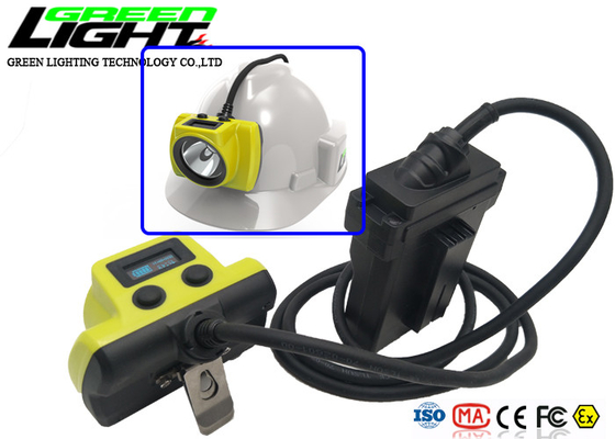 IP68 530lum 16000lux LED Miners Cap Lamp 13600mAh