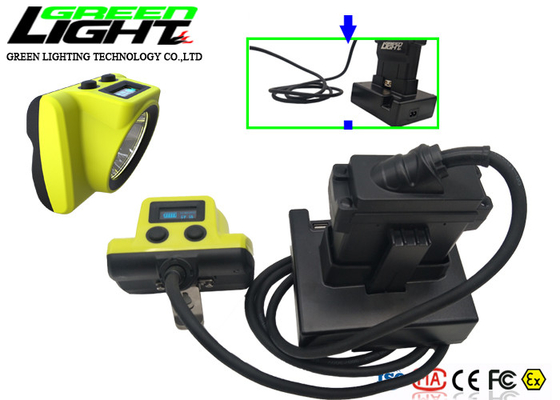 IP68 530lum 16000lux LED Miners Cap Lamp 13600mAh