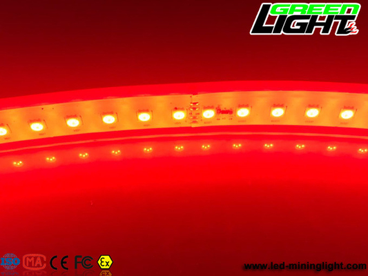 سيليكون IP68 12W / M RGB SMD5050 أضواء التعدين بقيادة مرنة