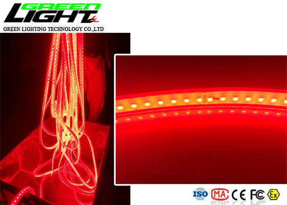 100 متر IP68 12W 2000LUM / M أضواء قطاع التعدين LED