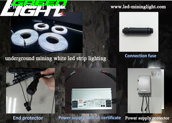 أضواء الشريط الأبيض الدافئ LED 60 LED SMD5050 للإضاءة الخطرة / الآمنة