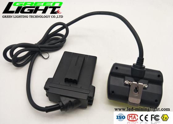 مقاوم للماء IP68 25000lux 13.6Ah 4.07W LED Miners Cap Lamp