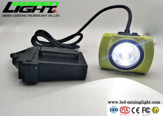 13.6Ah 530lum 25000lux Led Mining Cap Lamp تحت الأرض