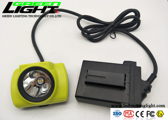 13.6Ah 530lum 25000lux Led Mining Cap Lamp تحت الأرض