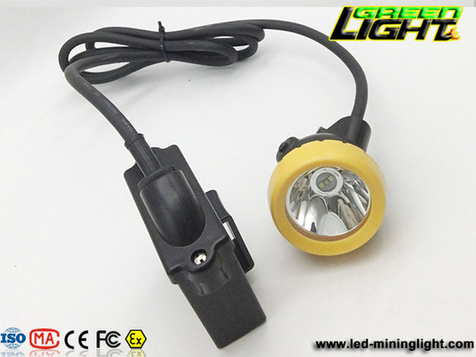 IP68 450mA 12000lux Mining Hard Hat Lights 1200 دورة