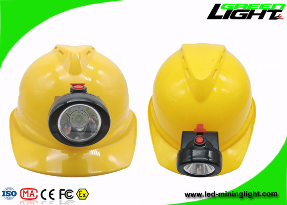 لاسلكي IP67 0.65W 80lum 180mA 4000lux Miners Cap Lamp
