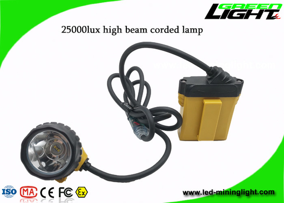 IP68 مقاوم للماء 3W 600mA 25000lux SOS التعدين العلوي