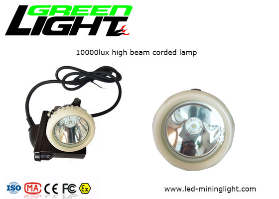 300mA 6.6Ah 10000lux كشافات LED قابلة للشحن P67 مقاوم للماء