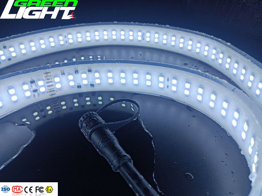 Flux 2362lum SMD5050 أضواء شريط ليد مرنة 230VAC أضواء قطاع مضادة للانفجار مقاومة للماء IP68 قطاع أضواء