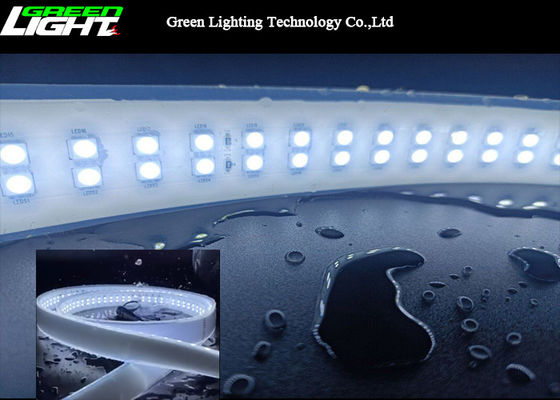 صف مزدوج 6500k SMD5050 LED شريط سيليكون خفيف 12 وات / م