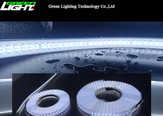 صف مزدوج 6500k SMD5050 LED شريط سيليكون خفيف 12 وات / م