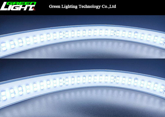 صف مزدوج 6500k SMD5050 LED شريط سيليكون خفيف 12 وات / م