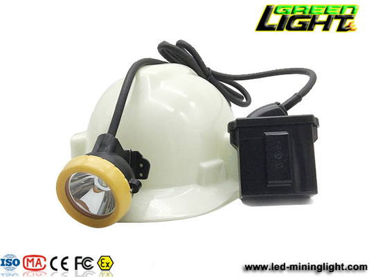 450mA 216Lum تحت الأرض التعدين كاب مصابيح قابلة للشحن LED كشافات 1.67W