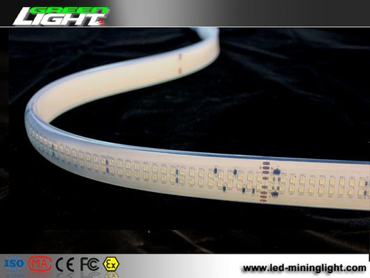 3100 لومن SMD5050 صف مزدوج بقيادة قطاع السيليكون 220VAC 35W / M للنفق