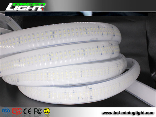 3100 لومن SMD5050 صف مزدوج بقيادة قطاع السيليكون 220VAC 35W / M للنفق