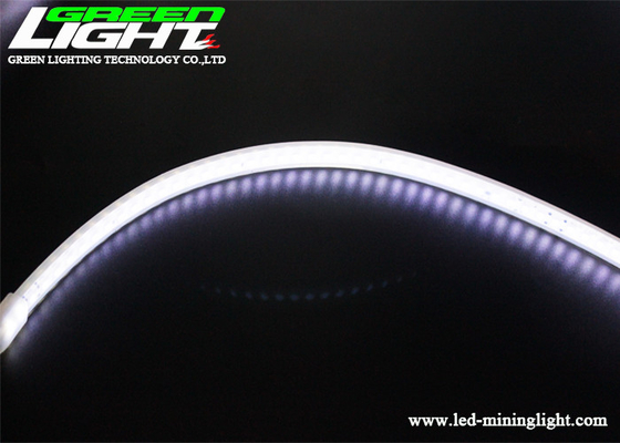 15W / M 1100lum LED شرائط ضوء التعدين سيليكون غال شفاف 72LEDs / م