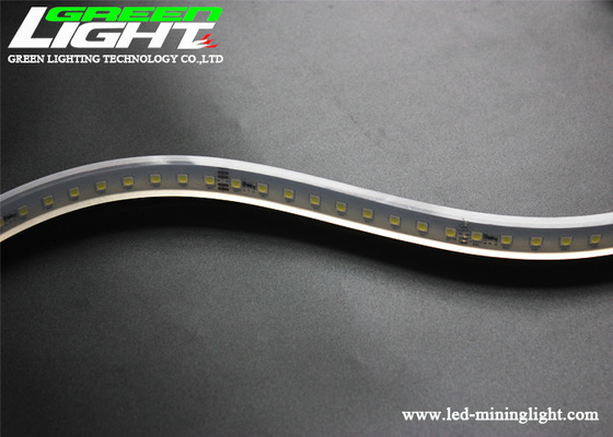 15W / M 1100lum LED شرائط ضوء التعدين سيليكون غال شفاف 72LEDs / م