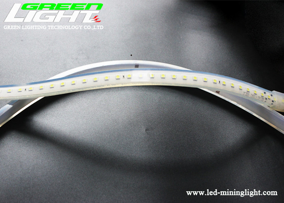 15W / M 1100lum LED شرائط ضوء التعدين سيليكون غال شفاف 72LEDs / م